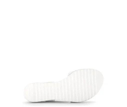 Sandal met riempjes wit
