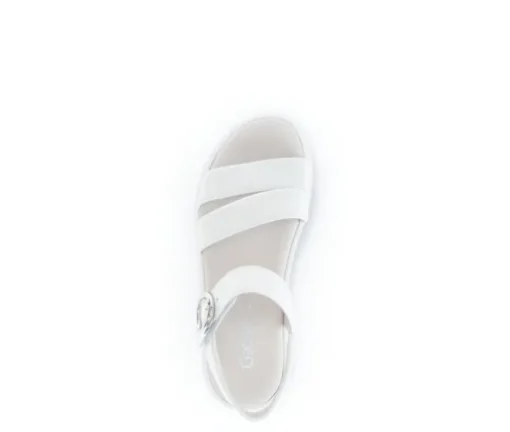 Sandal met riempjes wit
