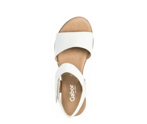 Sandal met riempjes wit