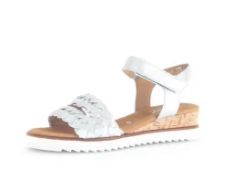 Sandal met riempjes zilver