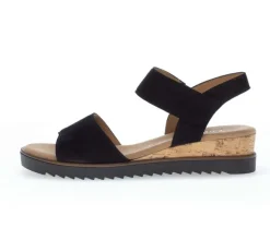 Sandal met riempjes zwart
