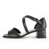 Sandal met riempjes zwart
