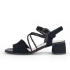 Sandal met riempjes zwart