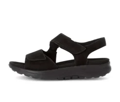 Sandal met riempjes zwart