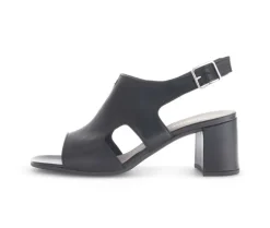 Sandal met riempjes zwart