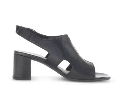Sandal met riempjes zwart