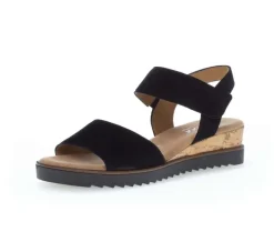 Sandal met riempjes zwart