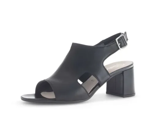Sandal met riempjes zwart