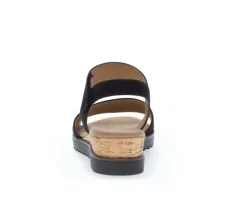 Sandal met riempjes zwart