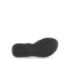 Sandal met riempjes zwart