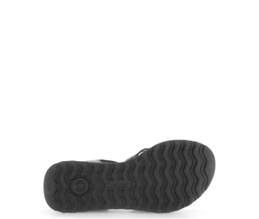 Sandal met riempjes zwart