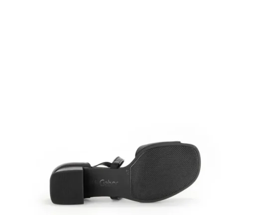 Sandal met riempjes zwart
