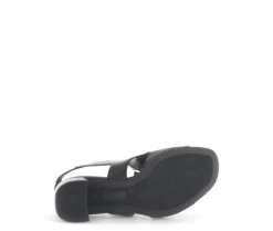 Sandal met riempjes zwart