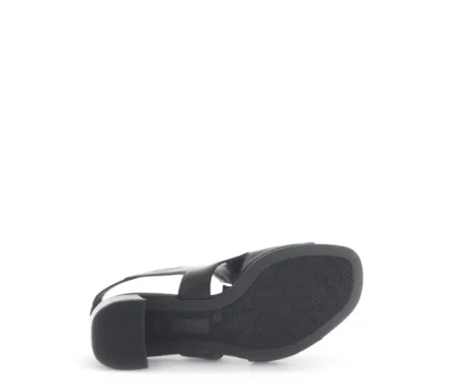 Sandal met riempjes zwart