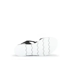 Sandal met riempjes zwart