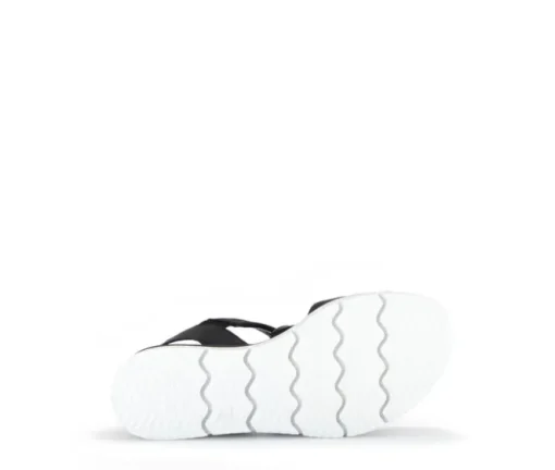 Sandal met riempjes zwart