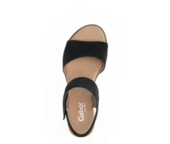 Sandal met riempjes zwart