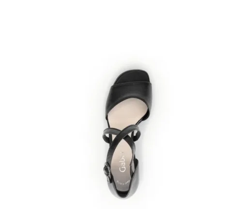 Sandal met riempjes zwart