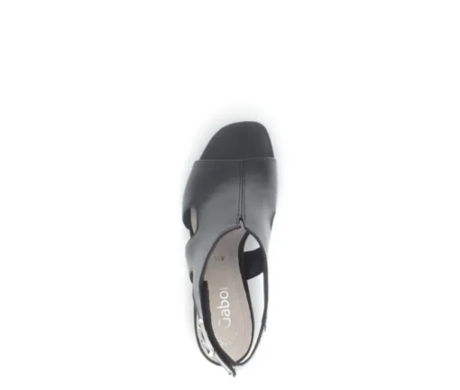 Sandal met riempjes zwart