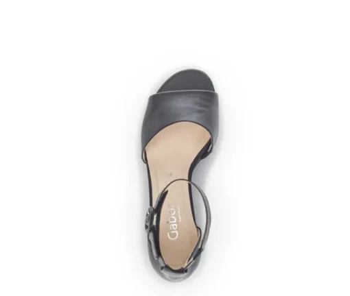 Sandal met riempjes zwart
