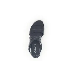Sandal met riempjes zwart