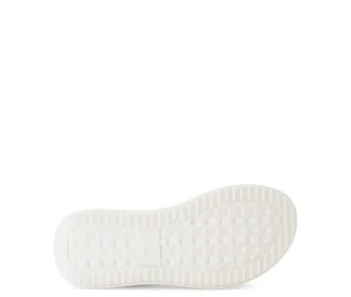 Sandale met plateauzool beige