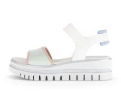 Sandale met plateauzool multicolour