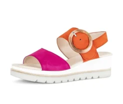 Sandale met plateauzool multicolour