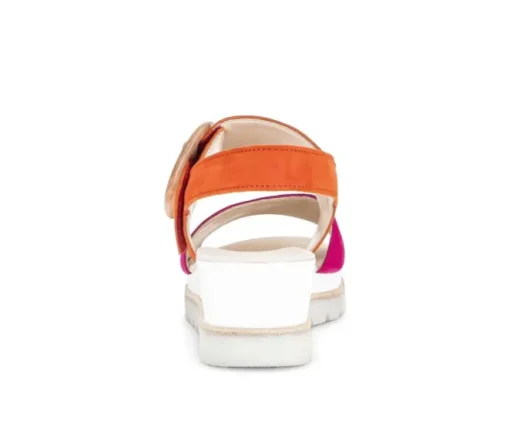 Sandale met plateauzool multicolour