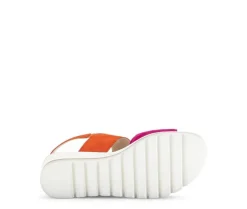 Sandale met plateauzool multicolour