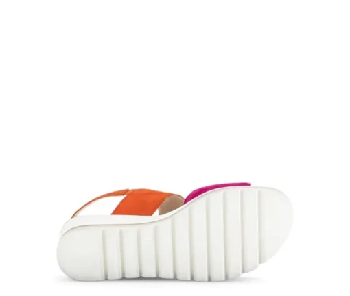 Sandale met plateauzool multicolour