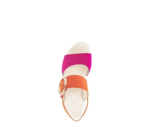 Sandale met plateauzool multicolour