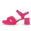 Sandale met plateauzool roze