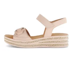 Sandale met plateauzool rose