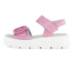 Sandale met plateauzool rose