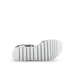 Sandale met plateauzool zwart