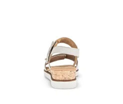 Sandaleno met sleehak beige