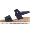 Sandaleno met sleehak blauw