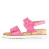 Sandaleno met sleehak roze