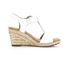 Sandaleno met sleehak wit