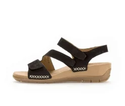 Sandaleno met sleehak zwart