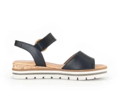 Sandaleno met sleehak zwart