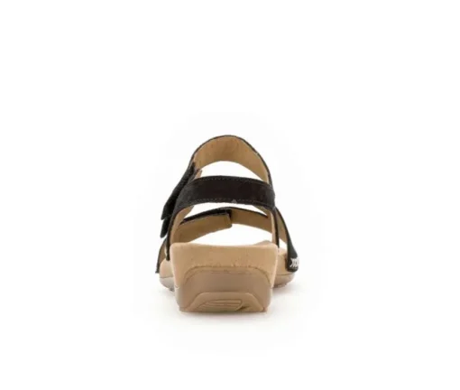 Sandaleno met sleehak zwart