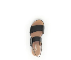 Sandaleno met sleehak zwart