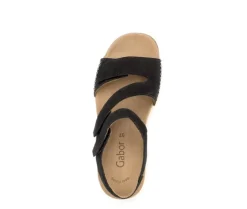 Sandaleno met sleehak zwart