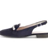 Sling-back blauw