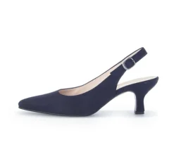 Sling-back blauw