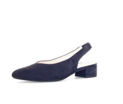 Sling-back blauw