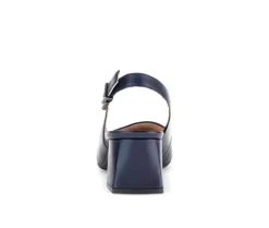 Sling-back blauw