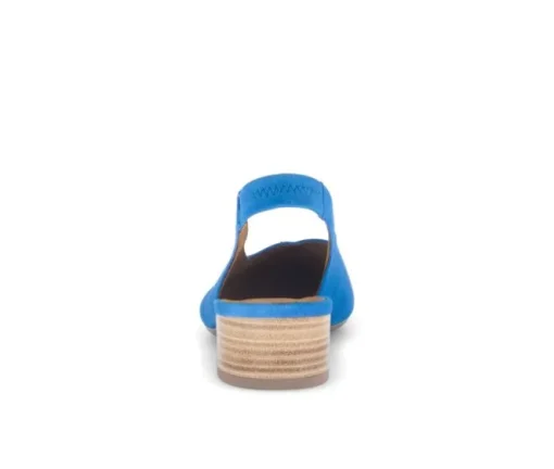 Sling-back blauw